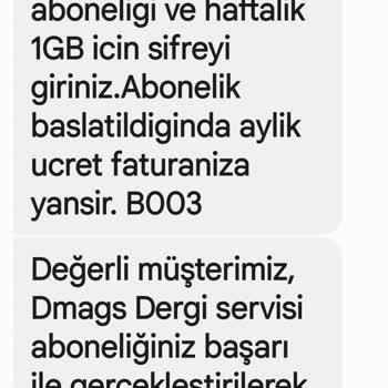 Vodafone Paramın İadesini 4444