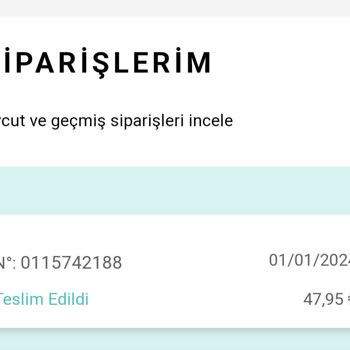 Watsons Teslim Almadığım Ürün Teslim Edildi Olarak Görünüyor