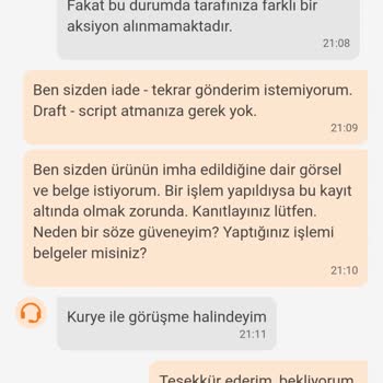 Trendyol Yemek Trendyol Belgesiz İşlem Yapıyor. Temsilci Farklı Şeyler Söylüyor.