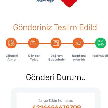 Aras Kargo Siparişimi Teslim Etti Gösterip Teslim Etmedi