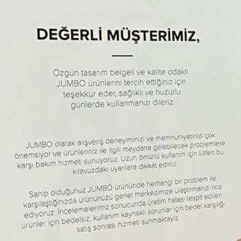 Jumbo Çaydanlık Garanti Karmaşası Ve Mağduriyetim