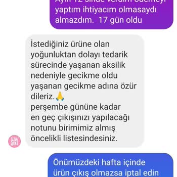 Selin Shoes Stoksuz Ürün Satıyor Ve İade İçin Bekletiyor