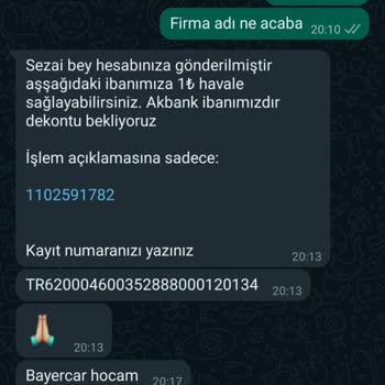 Bayer Car Şikayet Metni