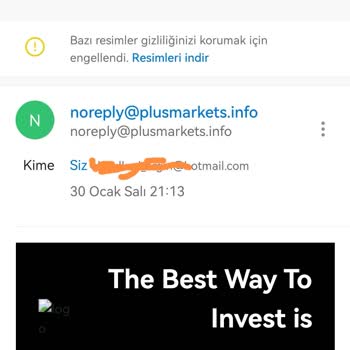 Plus Markets İzinsiz Hesap Açılışına İtirazım!