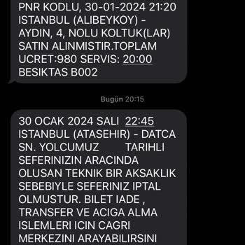 Varan Turizm Seyahati Son 1 Saat Kala İptal Etti