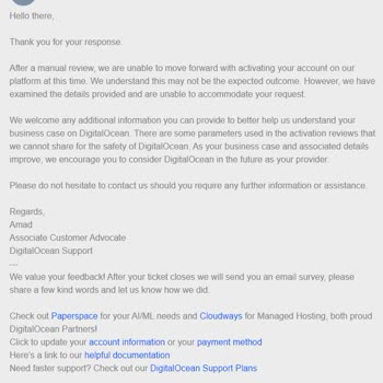 Digitalocean.com Keyfi Olarak Kayıt Ettirmiyor!