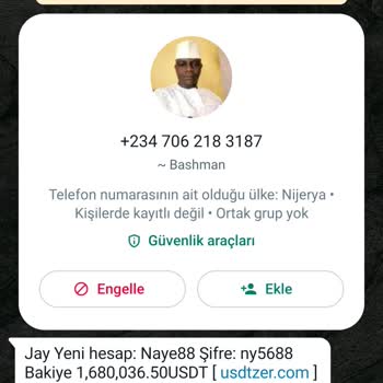 WhatsApp Yurt Dışında Gelen Mesajlar