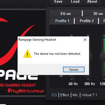 Rampage Driver Sorun Verdi