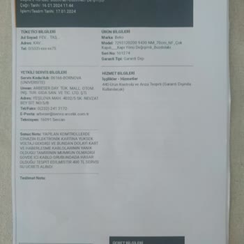 GDZ Elektrik Dağıtım Elektrik Arızası Sonucu Buzdolabı Hasarı Ve Tüketici Mağduriyeti