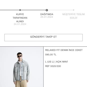 Zara Online Ve Kargo Mağduriyeti