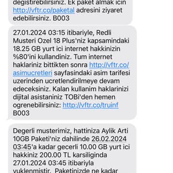 Vodafone Haksız Kazanç Ve Kurumsallıktan Uzaklaşılması!