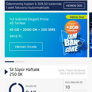 Türk Telekom Telefon Çekim Gücü