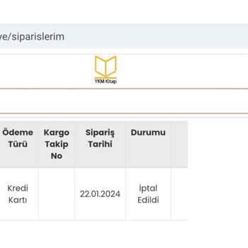YKM Kitap Hakkında Şikayet