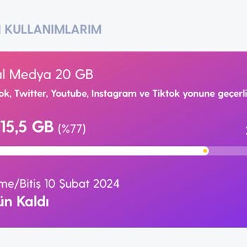 Turkcell Sosyal Medya Paketim Değil Normal İnternetim Gidiyor!