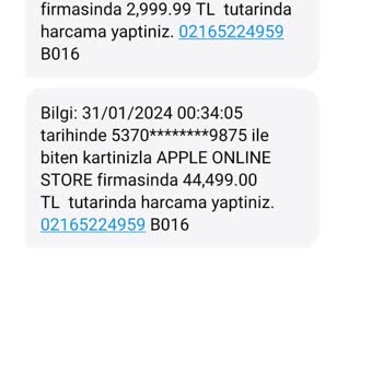 Apple'de Bilgim Dışında Kartımdan Para Çekildi.!