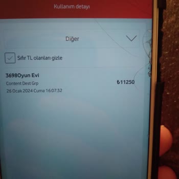 Vodafone Oyun Evi Ad Altında Fahiş Fatura