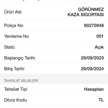 Garanti Bankası Poliçe Kaza Sigortası