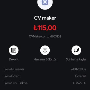 CV Marker Şikayeti