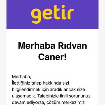 Getir Harcama İtirazını Eksik Yatırdı