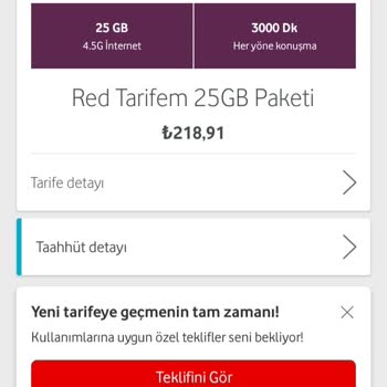 Vodafone Faturalıya Geçtim Şikayetim Var