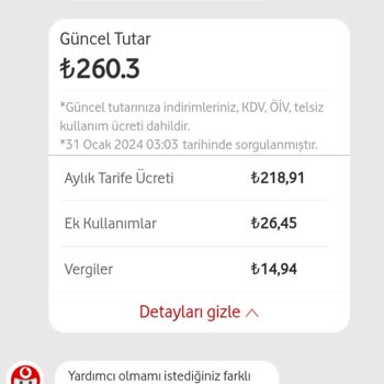 Vodafone Faturalıya Geçtim Şikayetim Var
