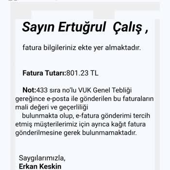 Sovos-Digital Planet Tarafından Adıma Düzenlenmiş Fatura