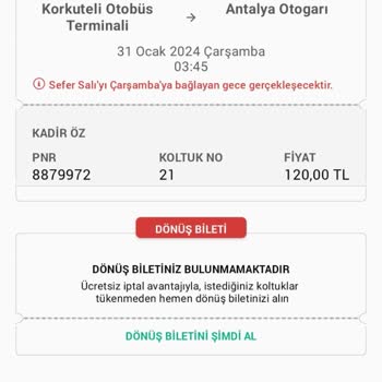 Isparta Petrol Turizm Şikayet Sorumsuz Bir Firma
