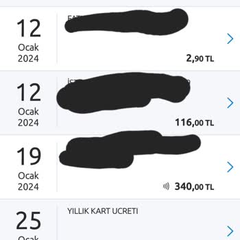 Yapı Kredi Bankası 586.50 TL Yıllık Kart Aidatı Kesintisi