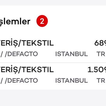 DeFacto Bilgimin Dışında K Kartımdan Yapılan Harcama İtirazı