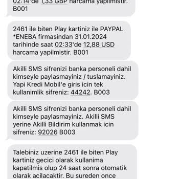 Yapı Kredi Kredi Kartımdan Bilgim Dışı Çekilen Dövizler