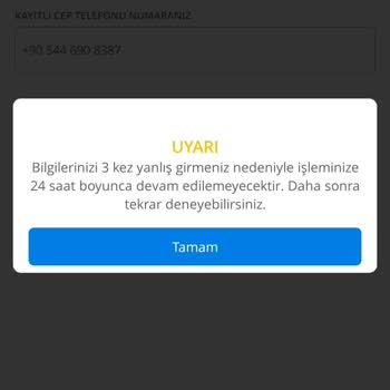 Denizbank Müşterisi Olamıyorum (Mobil Uygulama)