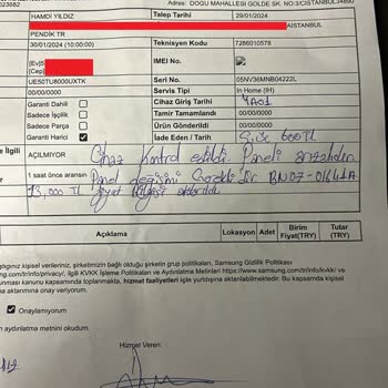 Samsung 50TU8000 Kronik Panel Sorunu