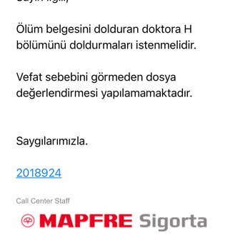 Mapfre Sigorta Tarafından Yapılan Hukuksuz İşlem