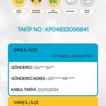 PTT Kargo PTT Dagıtım Elazığ