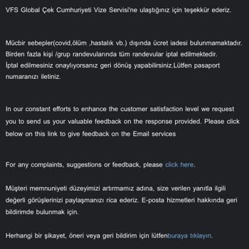 VFS Global Çek Cumhuriyeti Haksız Kazanç Elde Ediyor.