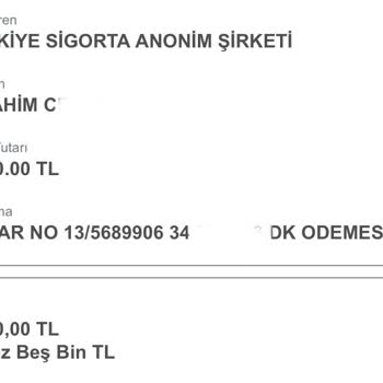 Türkiye Sigorta Değer Kaybı Başvurusu