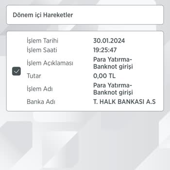 Ziraat Bankası Halkbank ATM Si Paramı Yuttu Hesabımda Da Görünmüyor