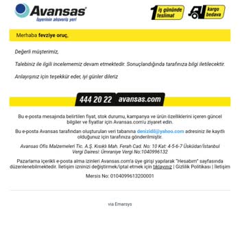 Avansas Ne Ürün Yolluyor Ne İade Yapıyor