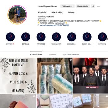 Hasret İle Paketleme / Kurumsal Paketleme - Evde Sabun Paketleme