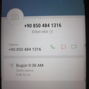 0850 484 13 38 Taahhüdünüz Bitti İndirim Almak İçin 1'e Basın Diyor