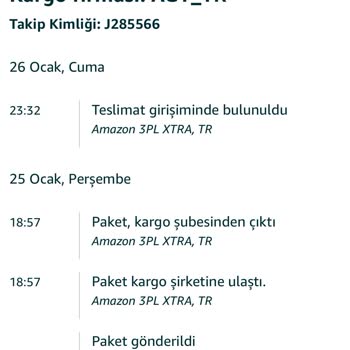 Amazon Kargo Şirketi Sorumsuzluğu