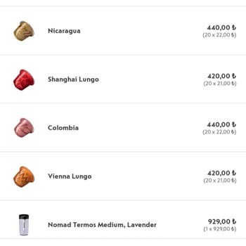 Nespresso Nomad Termos Medium, Lavender Kampanya Hatası