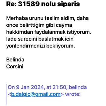 coktrendbu.com İade Talebi Reddedildi: Güven Sorunu Ve İletişim Engeli