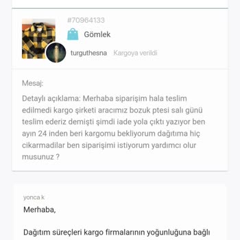 Gardrops Kargonun Yaptığı Hatayı Kullanıcısına Mal Ediyor