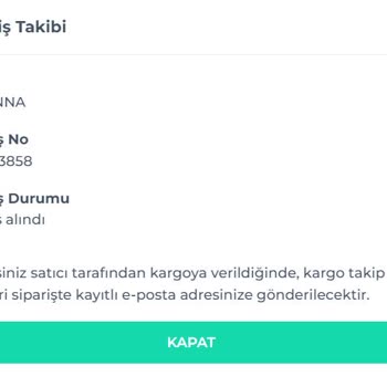 Sevanna Butik Kaybolan Kargo Ve Para İadesi İsteği