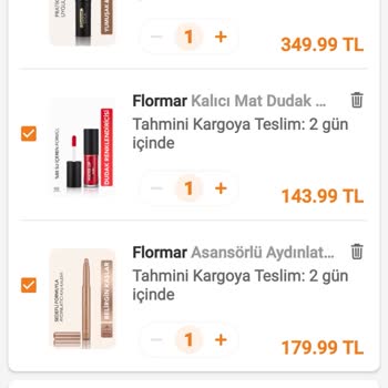 Trendyol Flormar Fiyat Arttırımı Sebebiyle Ürün İptal Etmesi
