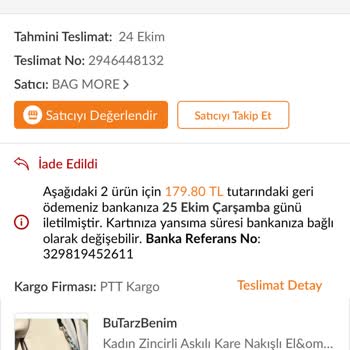 Ziraat Bankası Trendyol İademi Yatırmadı, Sorun Çözülsün