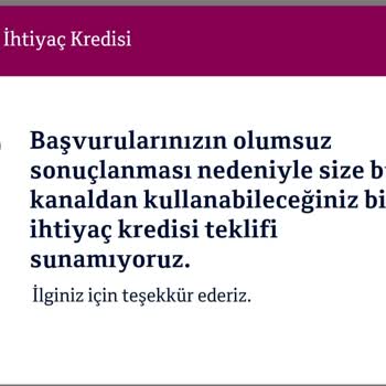 QNB Finansbank Faizsiz Kredi Hayal Kırıklığı