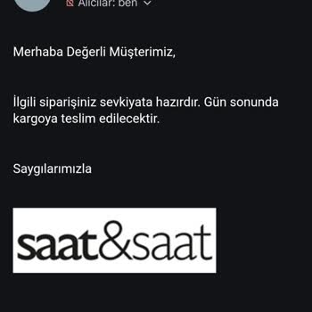 Saat & Saat Doğum Günü Hüsranı: Geç Teslimat