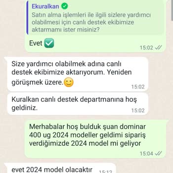 eKuralkan Yeni Model Motor Satın Alırken Yaşanan Karışıklık